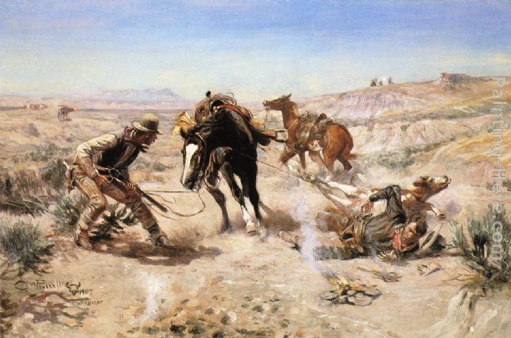 Charles Marion Russell The Cinch Ring